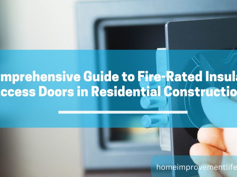 A Comprehensive Guide to Fire-Rated Insulated Access Doors in Residential Construction